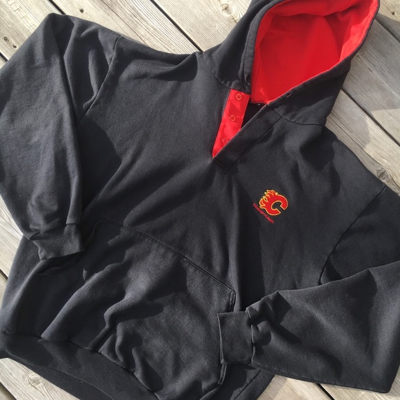 Vintage Calgary Flames Hoodie - Picture 1 of 2